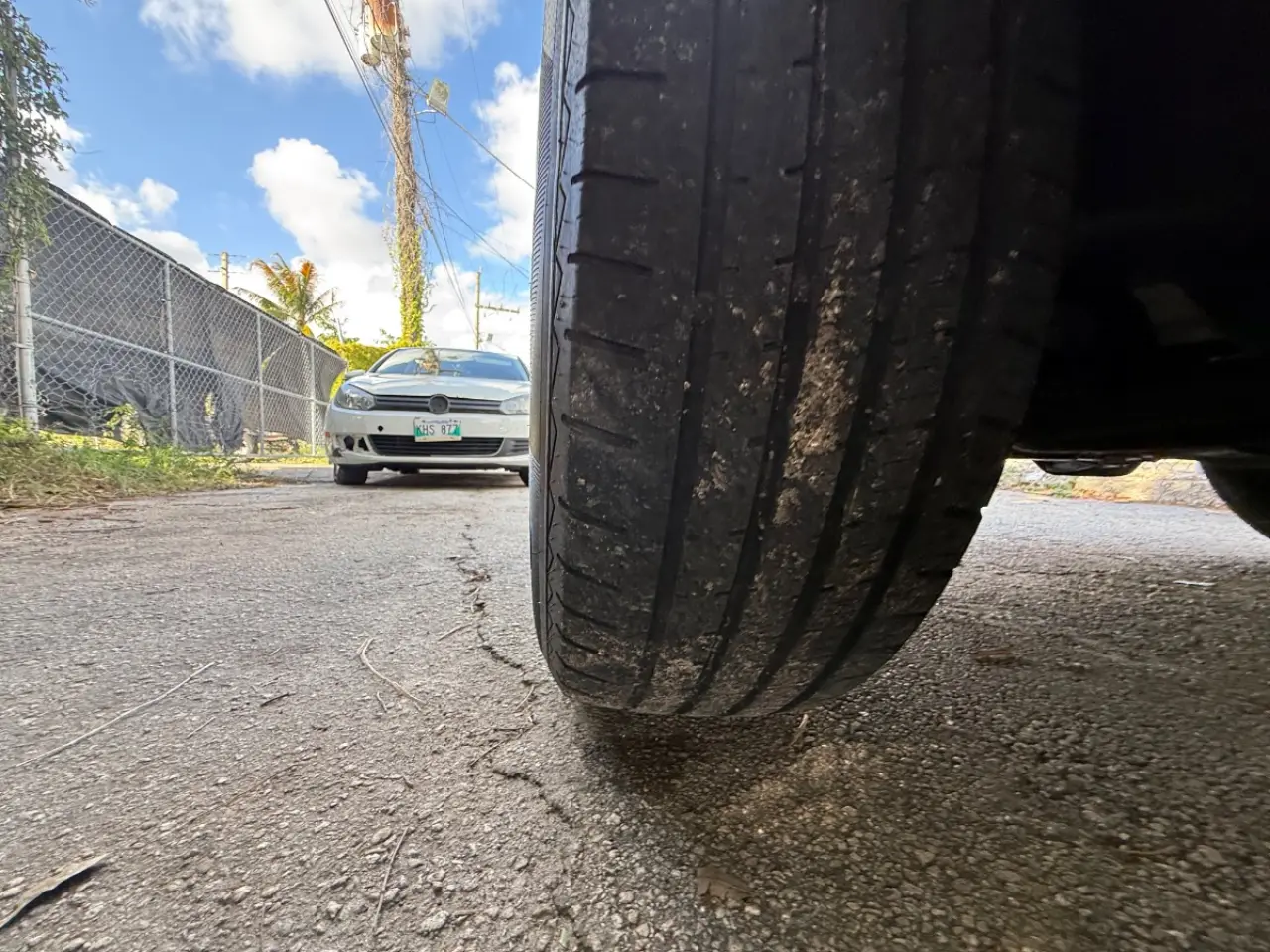 Tire wear / damage · Left front tire, Right front tire 2