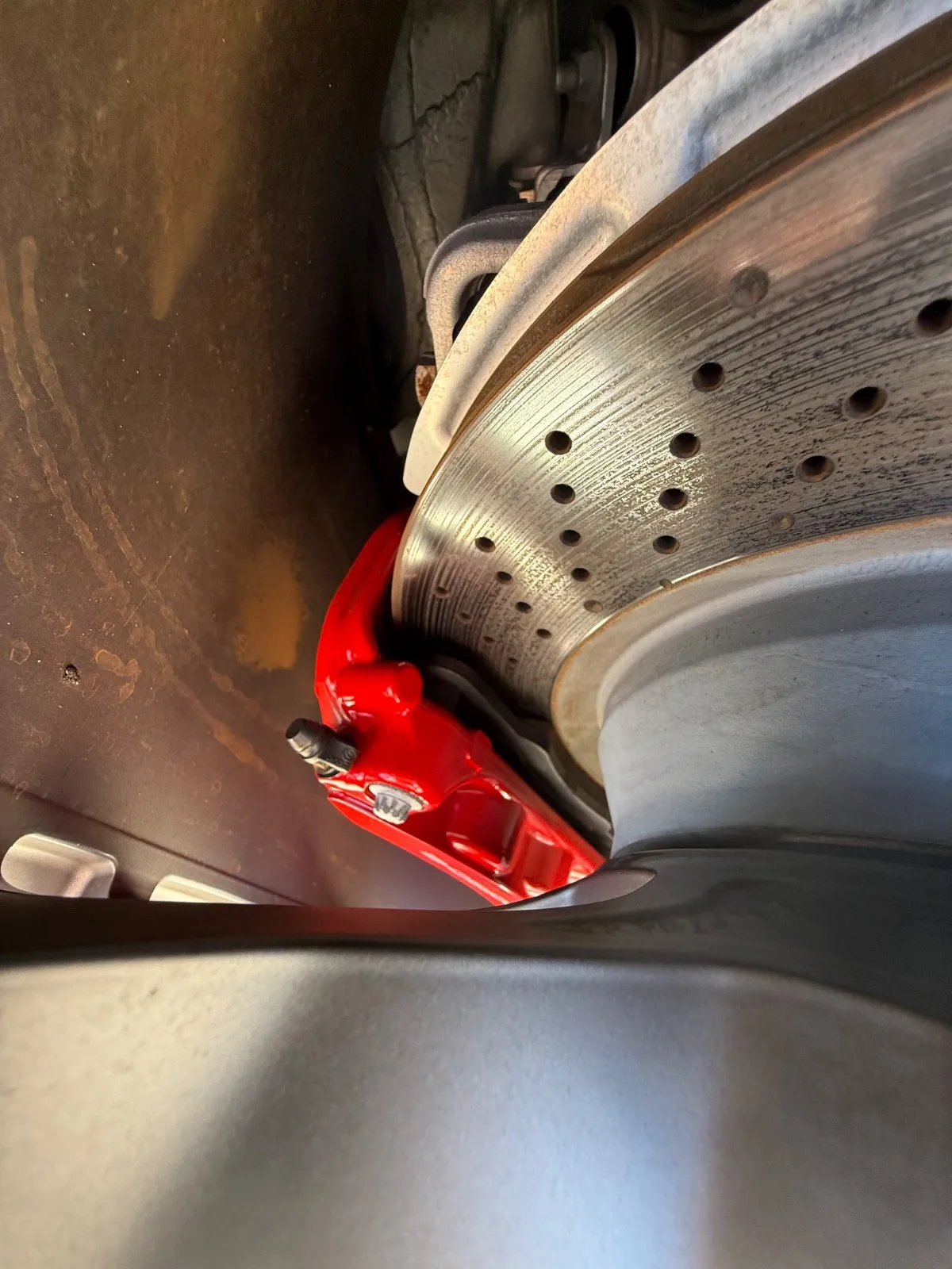 Brake issue · Left front brake, Right front brake 1